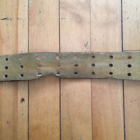Vintage Handmade Leather Belt - Picture 5 of 7